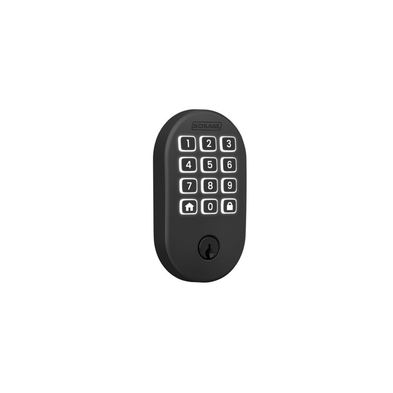 Arrive Smart Wifi Deadbolt With Remsen Trim, Matte Black