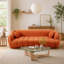 98.4 " Corduroy Sofa-1451605299-1451605309