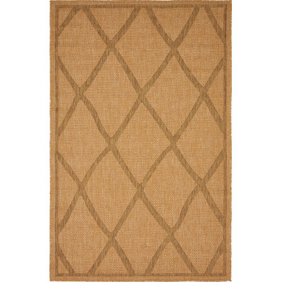 Tapis d'extérieur couleur caramel