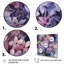 Mauve, vert, lilas III sur toile-88542451-88542450