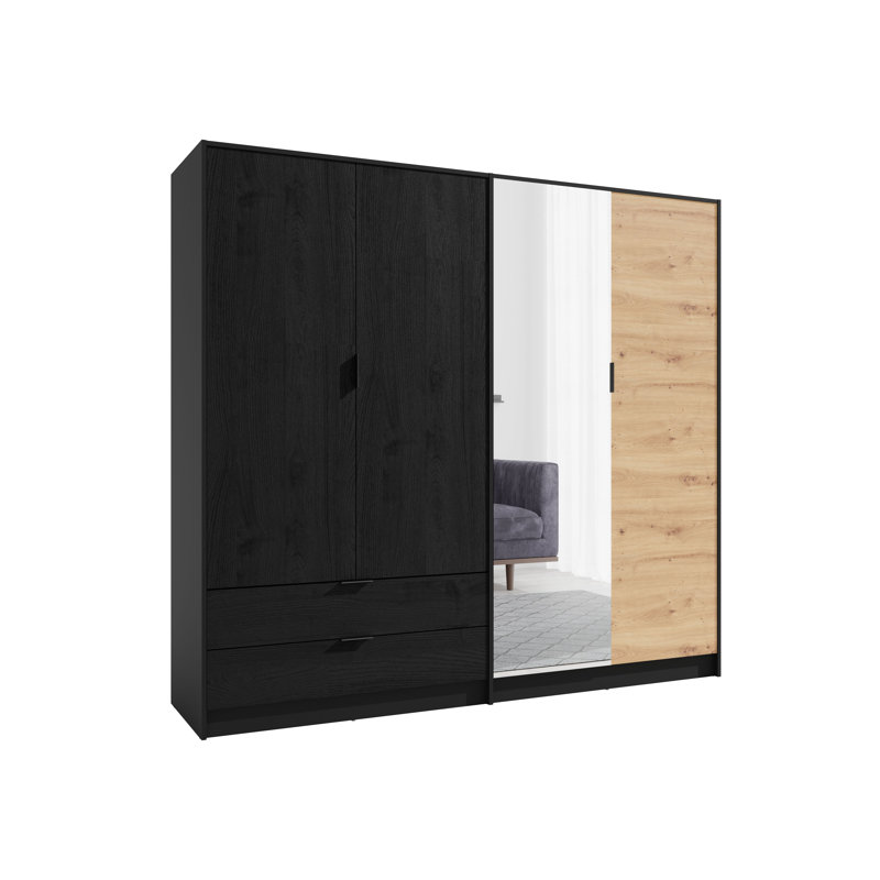 Berdie 4 Door Laminate Wardrobe