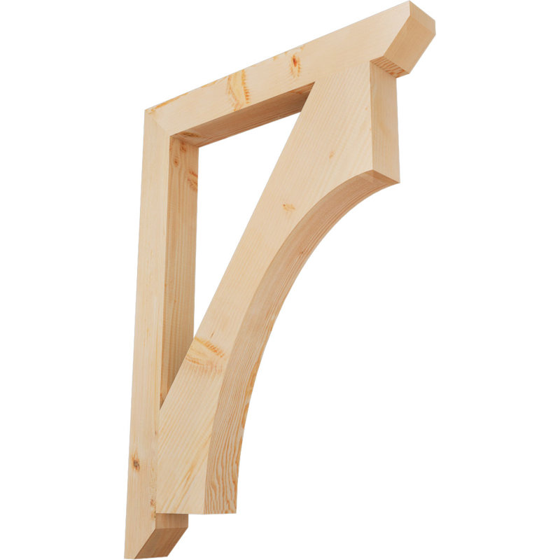 Support en bois Westlake, Sapin de Douglas, H 44 po x l 3,5 po x P 32 po