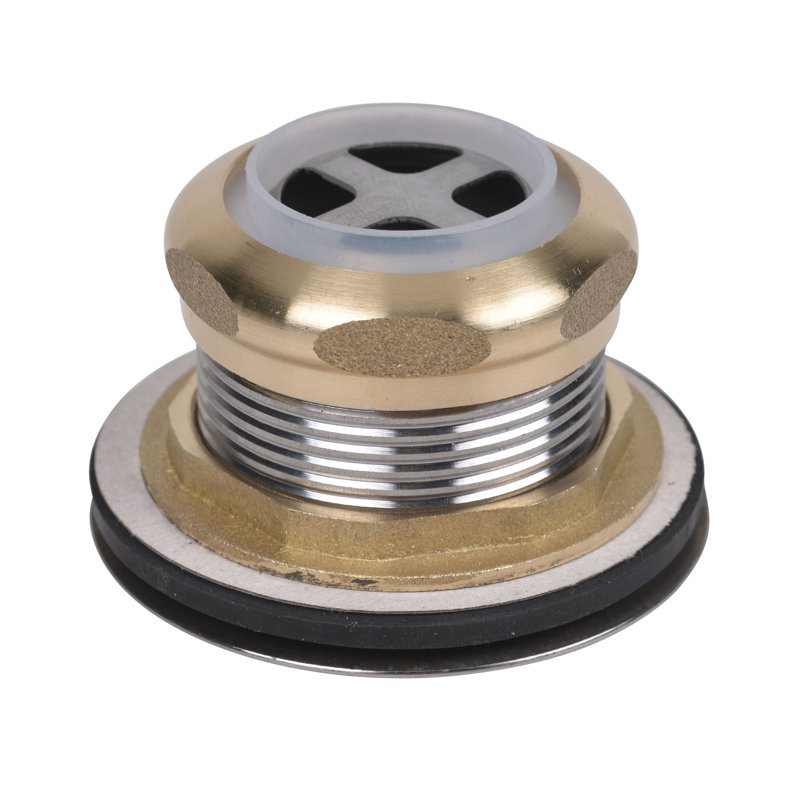 Dearborn Junior Duo Bar Sink Strainer, Stainless Steel Body and Basket, Length 1-1/8 with Brass Nuts