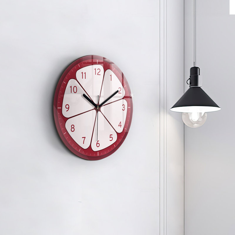 Glass Wall Clock