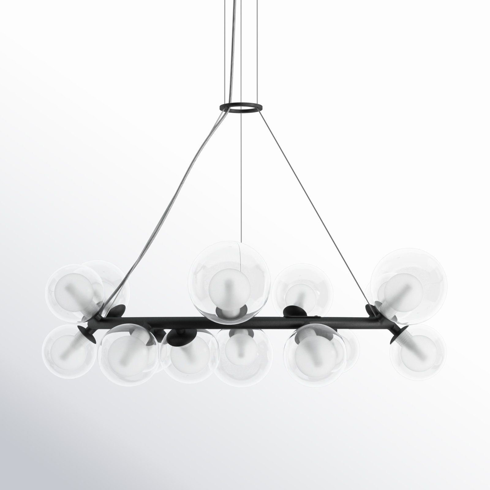Zahara 14-Light Chandelier, Black