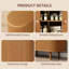 Buffet 47 "avec portes coulissantes, tablettes réglables et armoire de rangement pour la cuisine, la salle à manger-2015176100-2016593120
