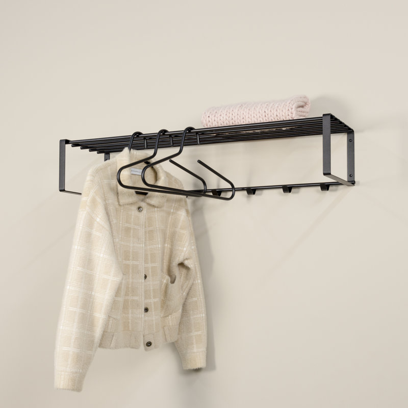 Rex Steel Wall 7 - Hook Wall Mounted Coat Rack