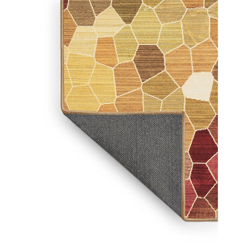 Tapis brun traditionnel 1661, Rectangle 2 pi x 4 pi