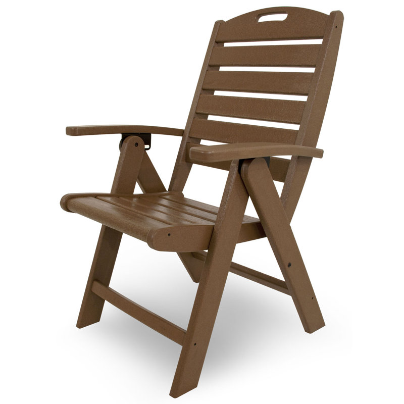 TREX Outdoors Yacht Club Highback Chair, Brown