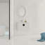 Meuble-lavabo mural de 28 po avec lavabo pour petite salle de bain Ebern Designs-W999137150-W999-1458323487