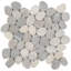 Nature Round Lovina Pebble Mosaic Tile-1011631154