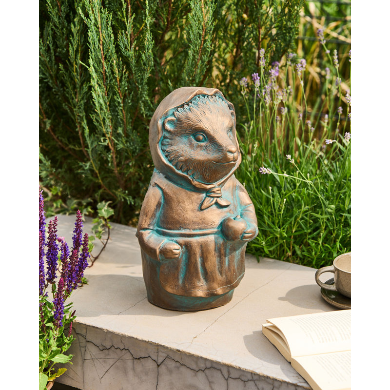 Water Resistant Fiberstone Clay Garden Statue
