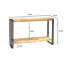 Bundyhill 120cm Solid Wood Top Console Table