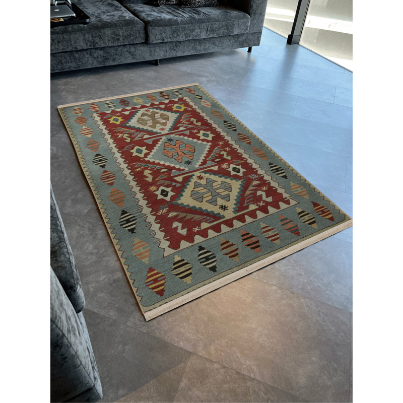 Xaven Moroccan Indoor / Outdoor Rug, Rectangle 3'4" x 5'