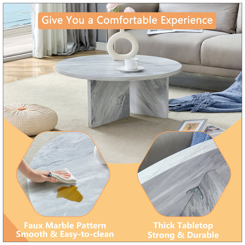 Table basse de salon, Blanc