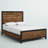 Erithon Real Wood And Veneer Standard Bed-509857137