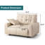 Coussins surdimensionnés surdimensionnés pour salon Coussin de canapé en nuage de cuir synthétique certifié Fsc