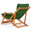 Chaise de jardin en bois de hêtre de qualité supérieure, 19,7 x 31,9 x 19,7 pouces | Produit de préservation écologique du bois à base d'eau, sans vernis | Vert élégant et couleur naturelle | Parfait pour la détente et le confort en plein air-86931920