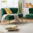 Euclid 47" Velvet 2-Seat Armless Loveseat-905681846