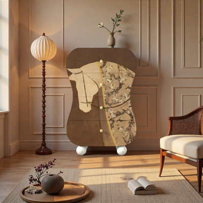 Commode en bois massif French French