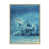 Toile naturelle avec cadre flottant