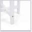 Table d'appoint ronde en HDPE de 18 po de diamètre x H 17 po, petite table de bout de patio résistante aux intempéries pour plus de durabilité et de commodité