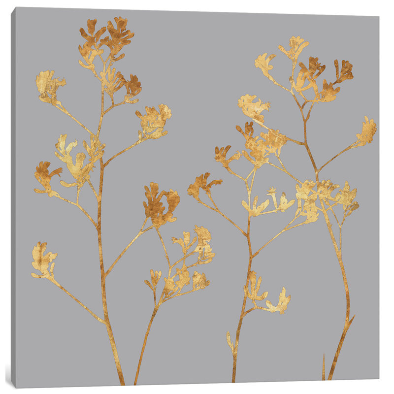 «Gold at Dusk II», impression sur toile, H 12 po x l 12 po x P 0,75 po, Toile tendue, Pas de tapis