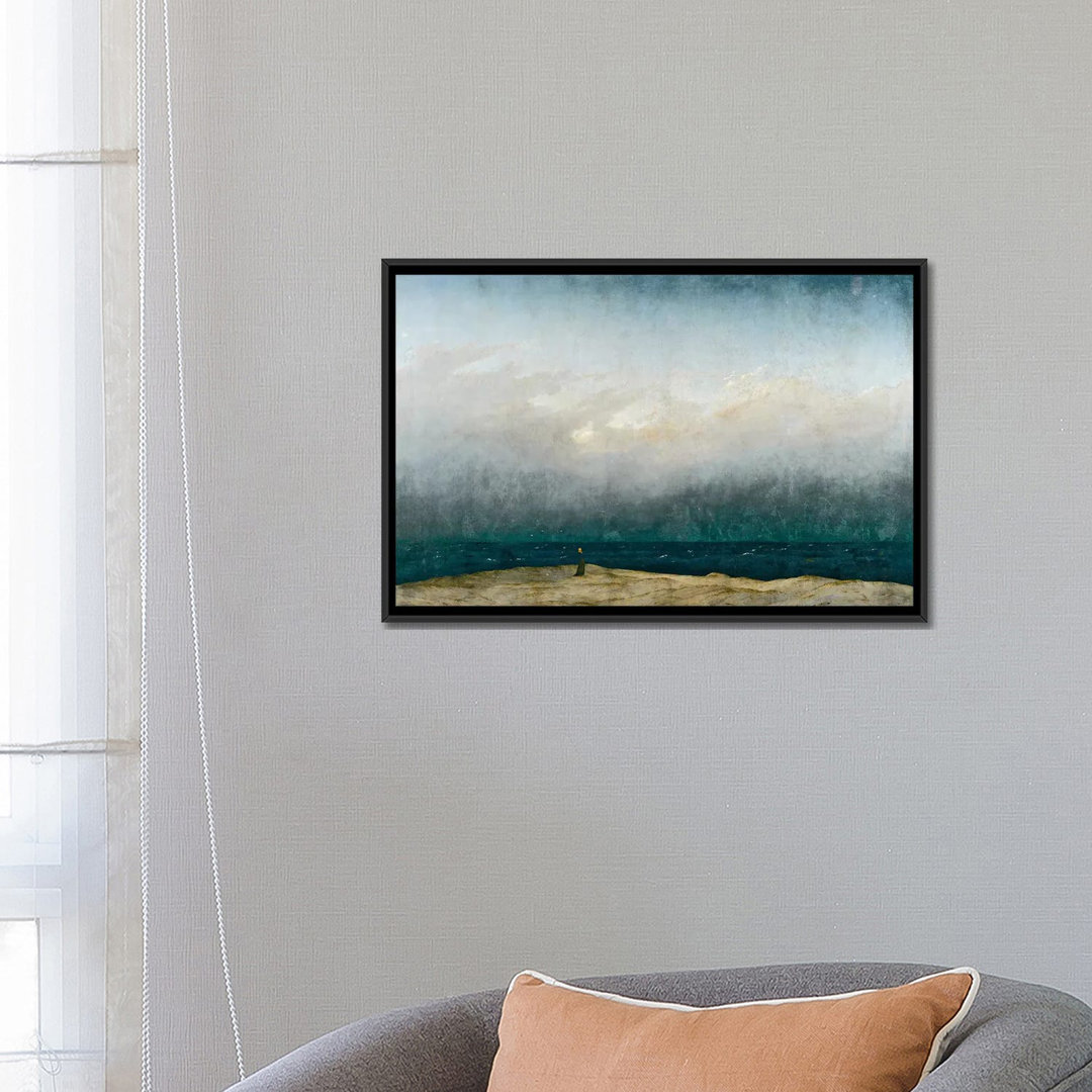 " Monk By Sea, 1809 " by Caspar David Friedrich East Urban Home Mat