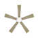Wynd 5 - Blade Outdoor /Indoor Smart Ceiling Fan with Remote Control and LED Light Kit Included, Works With Alexa and iOS or Android App