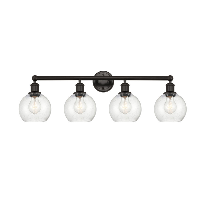 Cambria 4 - Light Dimmable Vanity Light, Seedy, Oil Rubbed Bronze