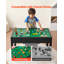 Table d'activités en bois pour enfants, plateau de table double face blocs de construction, table de jeu polyvalente avec 2 bacs de rangement pour enfants de 3 ans et plus, grand espace de rangement, cadeau pour garçons et filles, noir