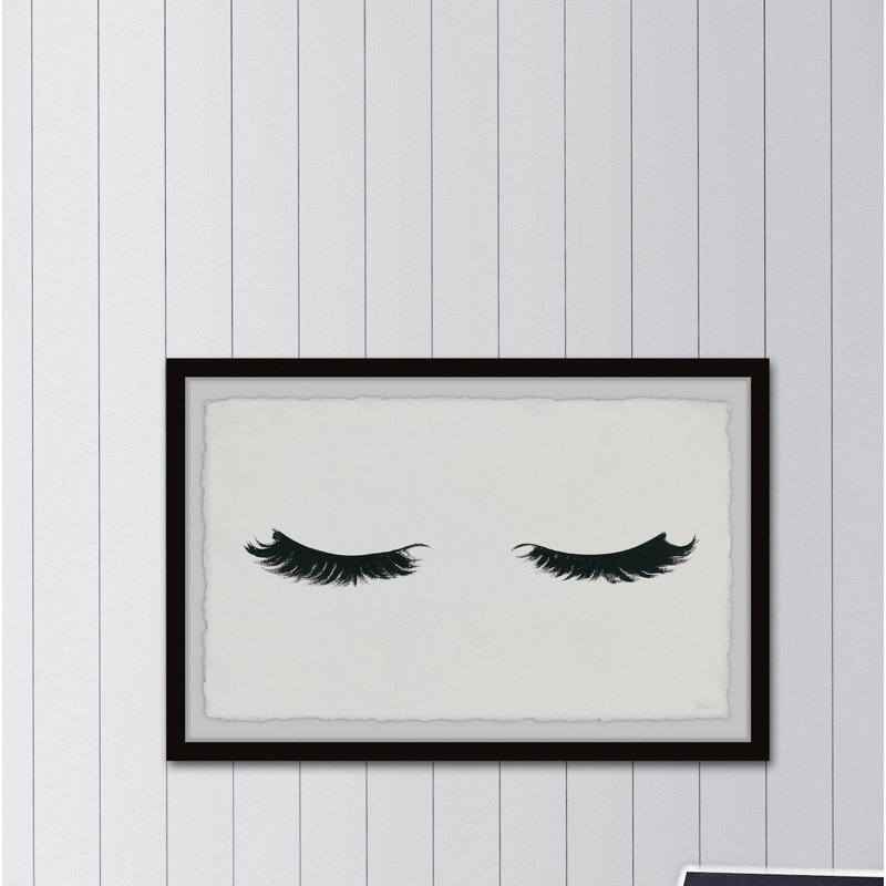 «Curly Lash», reproduction encadrée, H 12 po x l 18 po x P 1,5 po