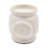 7.5X2.5X2.5" Three-Cup Tealight Holder&Tray,White