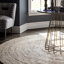 Tapis en jute tressé à la main Bendooragh-725575239