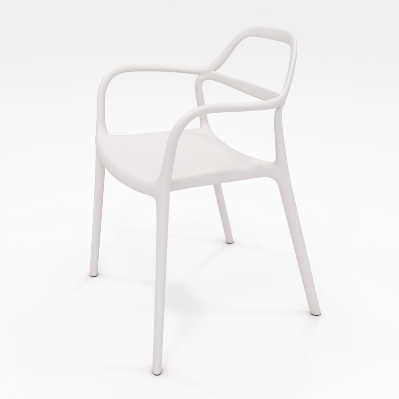 Fauteuil de patio Dali, Blanc