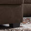 Canapé à double couche en forme de U 109,84 po avec coussins décoratifs-673270743
