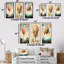 Classic Classic - Montgolfière - ensemble de 4 impressions sur toile-1240730609-1240730623