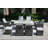 Bentlei 10 - Person Wicker Patio Dining Set with Rectangular Table , Cushions Included
