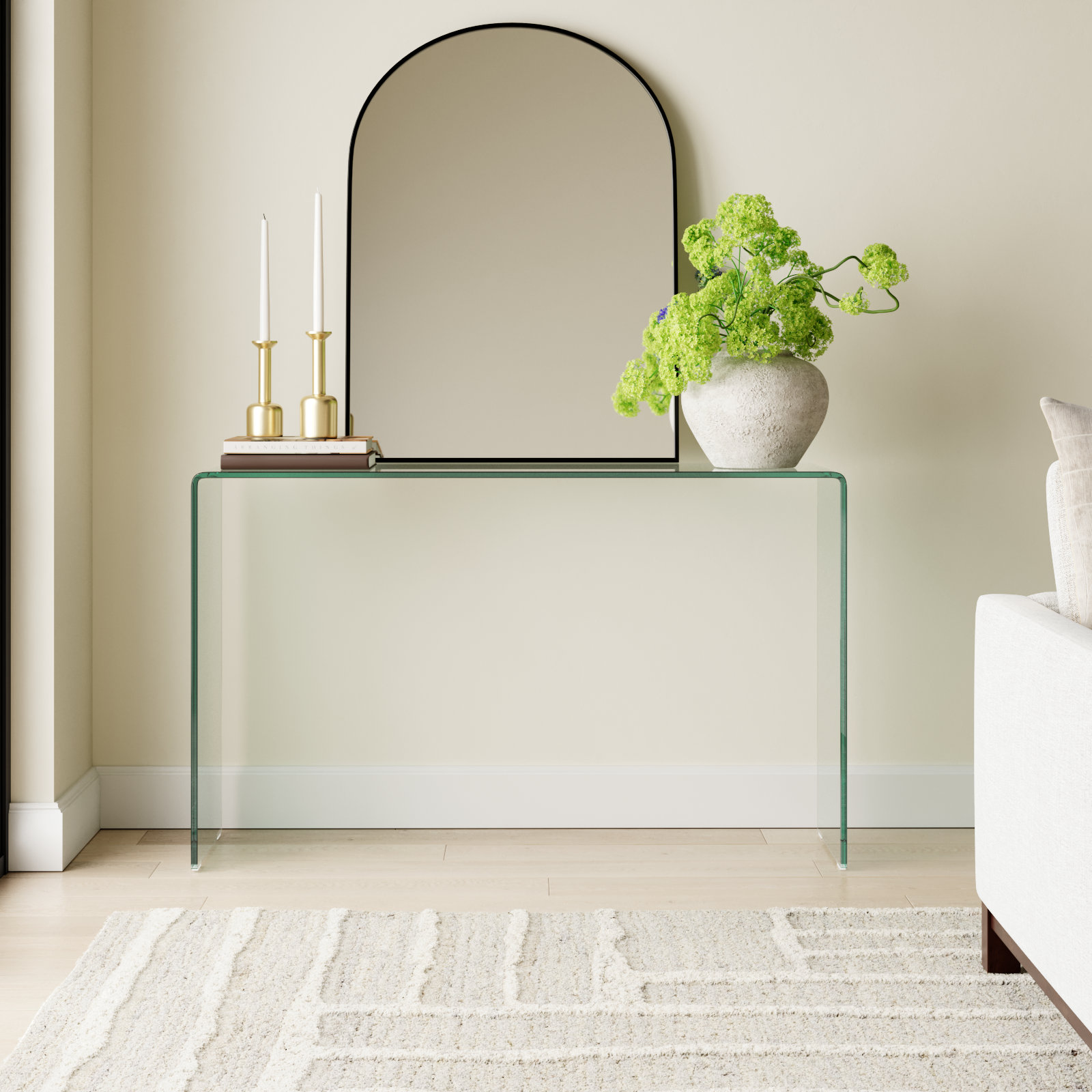 Arvani Console Table, 30" H x 49.21" W x 15.75" D