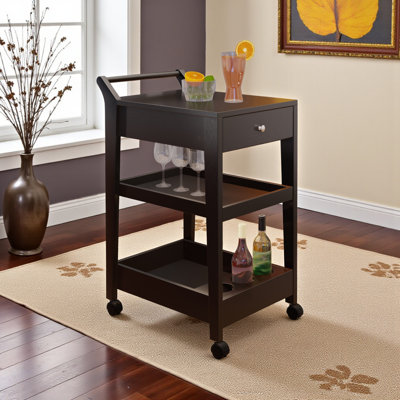Luna Espresso Entertainment Cart