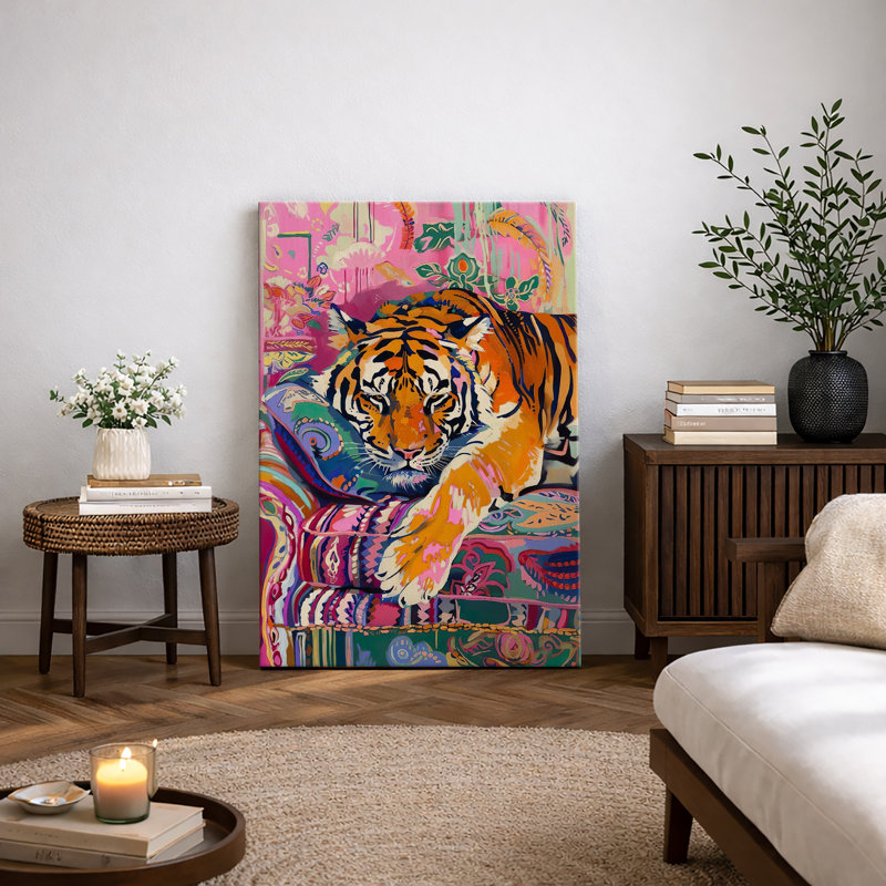 «Bright Bright BCBG», impression sur toile encadrée, impression sur toile, H 48 po x l 32 po, Toile tendue