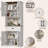 Tall Kitchen Pantry Storage Cabinet