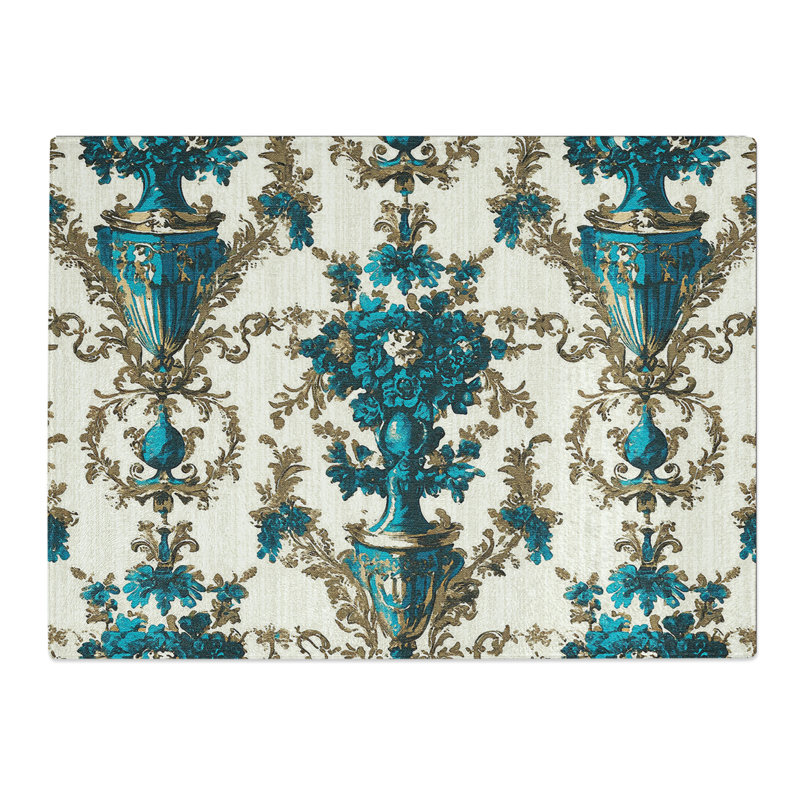 Victorian Pattern Floral Vol.1  Glass Chopping Board