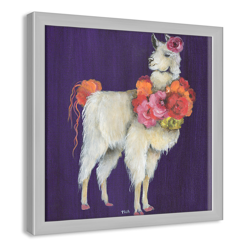 Little Animals, 23.5" H x 23.5" W x 1.18" D, Silver Framed
