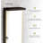 Flush Mount Wall Light Fixture | 20W 1900LM 3000K-5000K 120V | 3CCT, Dimmable, Waterproof, ETL Listed | Front Exterior Sconce, Garage Lighting, Outdoor Porch Lamp