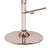 Tani Swivel Upholstered Adjustable Height Counter Stool with Metal Frame-1125772972