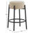 Colombe Upholstered Stool with Metal Frame-982525812-991454321