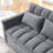 Collinward 53" W Murphy Sofa Bed Loveseat with Adjustable Tufted Back and USB Outlet-297002988-297002991