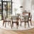 Upholstered Solid Wood Side Dining Chair