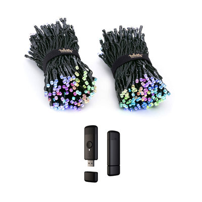 Guirlande Twinkly 400 LED RVB multicolore 105 pi